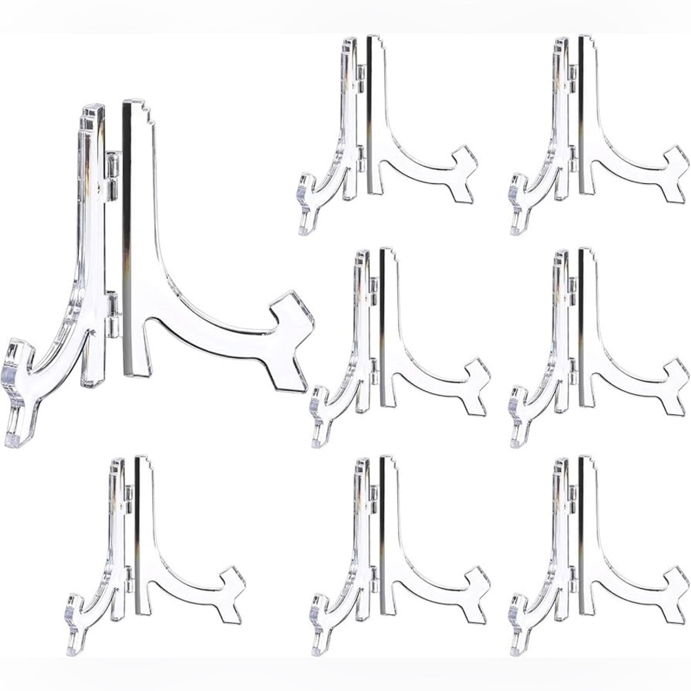 8pc Acrylic Display Easels